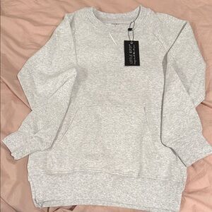 Little Bipsy Light Gray Crewneck Sweatshirt